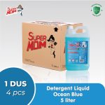 SuperMOM – Detergent Liquid ocean blue 5000 ML( isi: 4 Jerigen x 5 Liter )